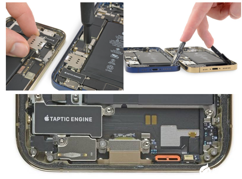 对比iphone12和12pro内部结构
