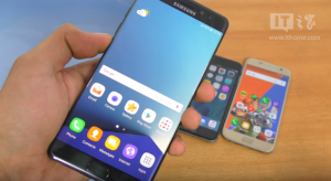 三星Note7S7和苹果iPhone6s防水性能对比测试