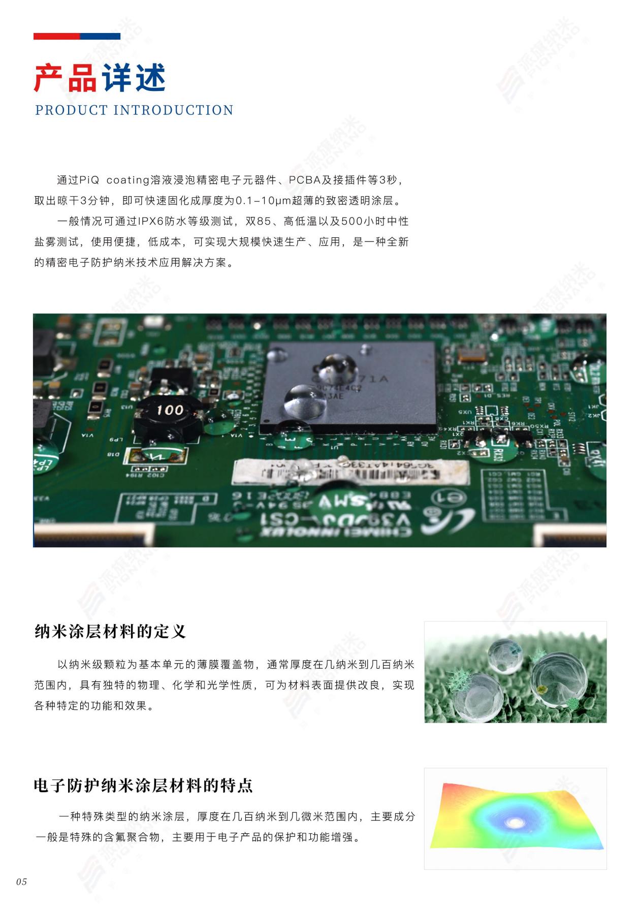 派旗纳米S系列产品