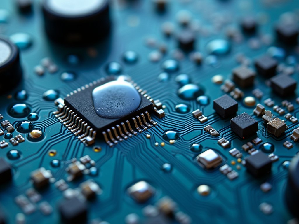 PCBA纳米涂层超疏水荷叶效应
