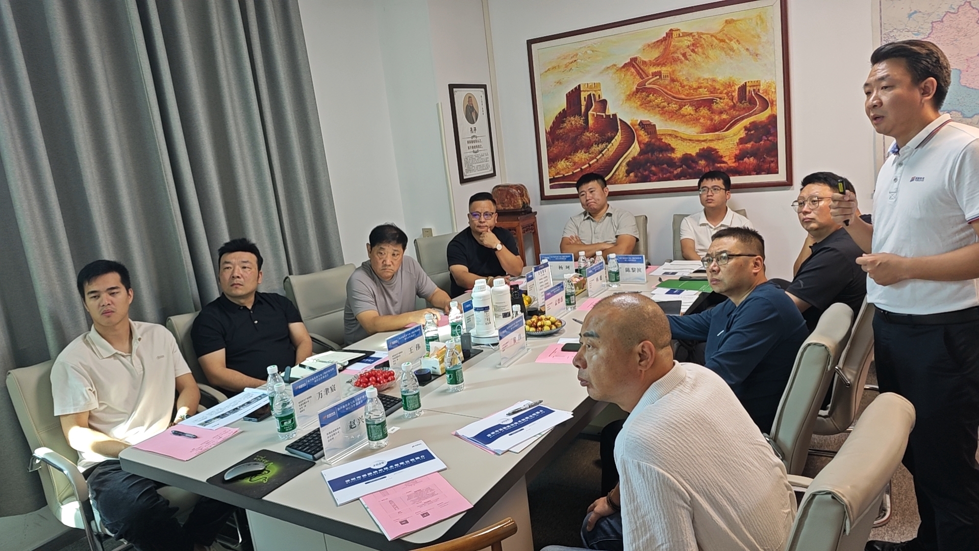 合作交流会现场