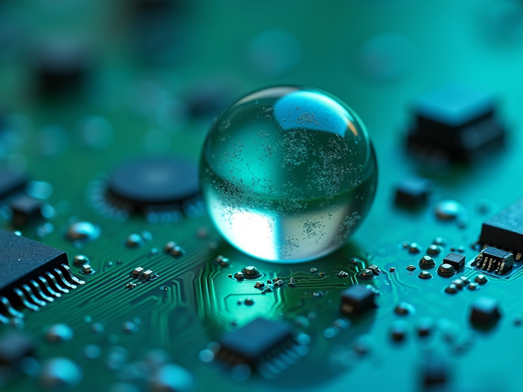 派旗纳米涂层PCBA疏水效果