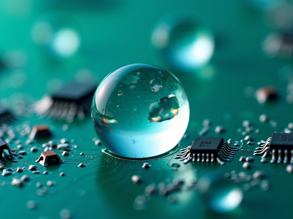 派旗纳米涂层PCBA疏水效果