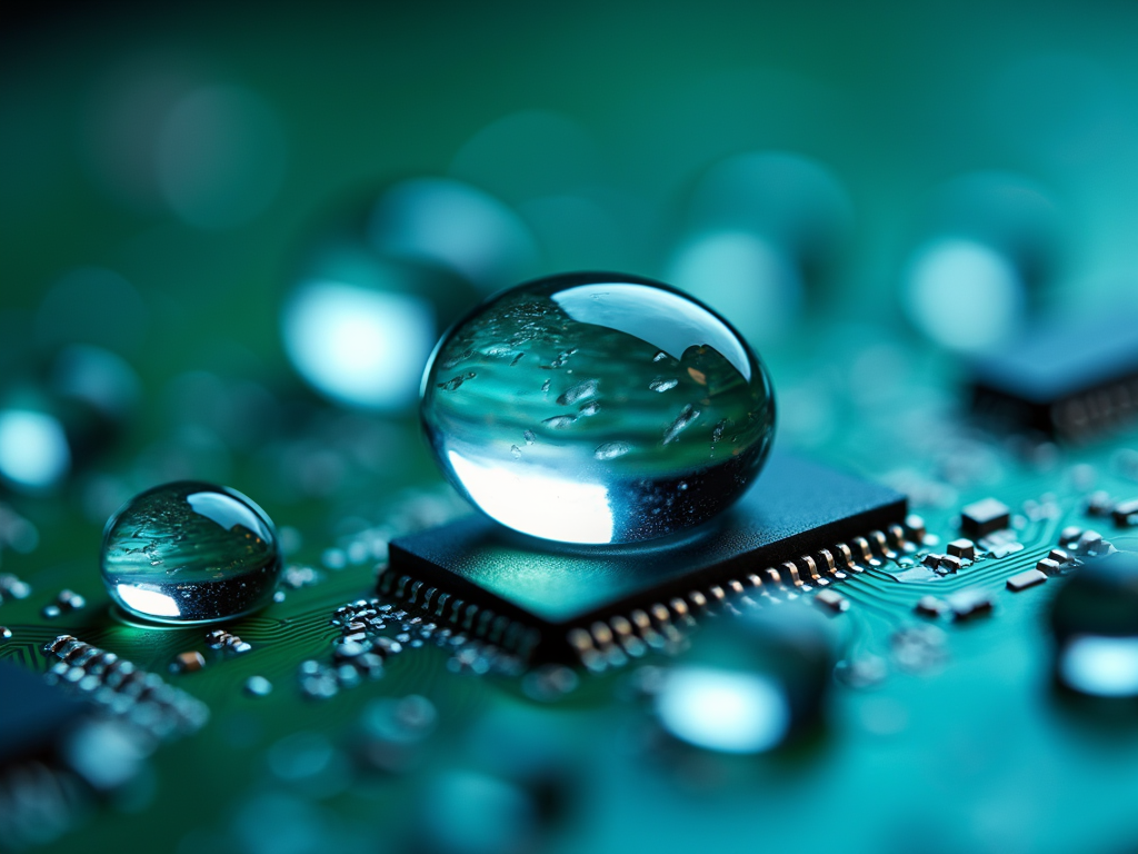 派旗纳米涂层PCBA疏水效果