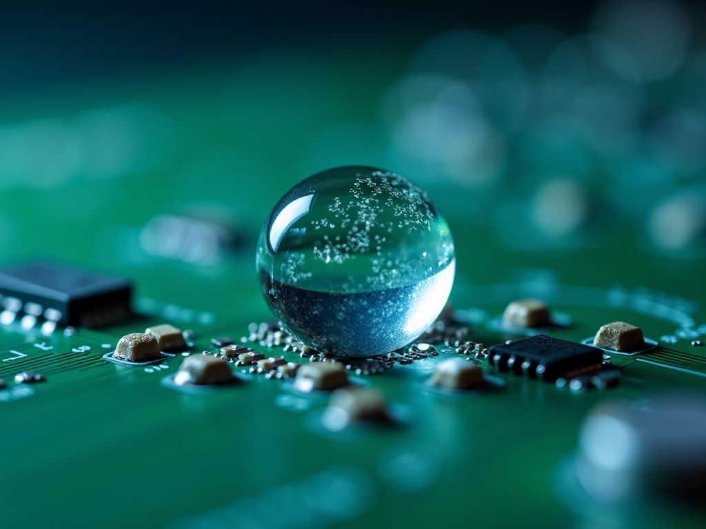 派旗纳米涂层PCBA疏水效果