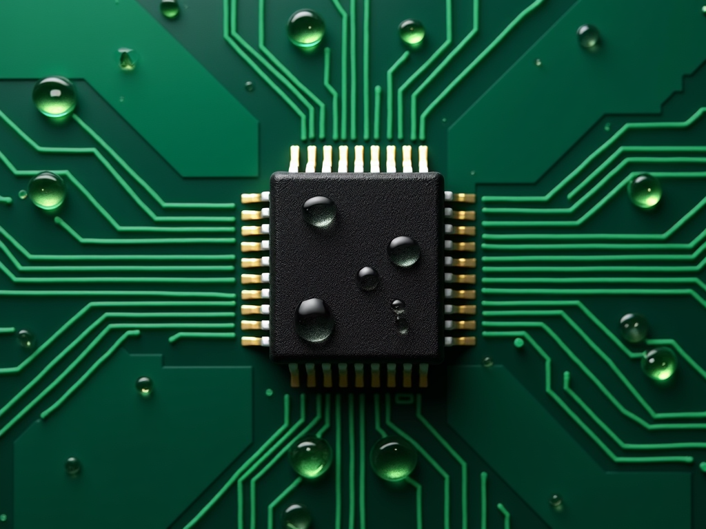 PiQnano纳米涂层PCBA疏水效果