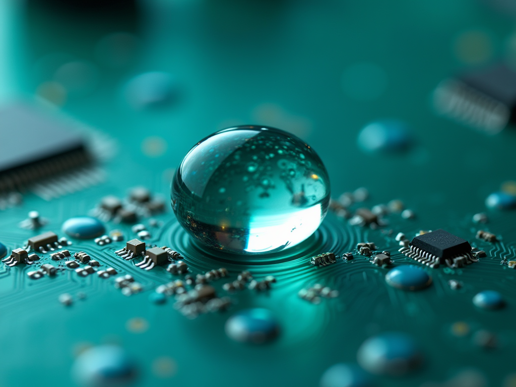 派旗纳米涂层PCBA疏水效果