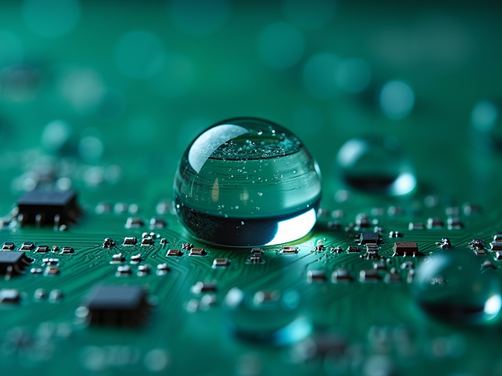 派旗纳米涂层PCBA疏水效果