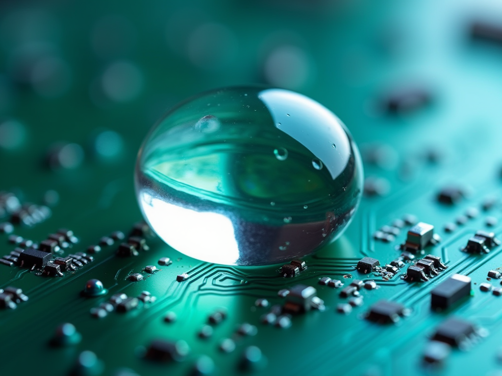 派旗纳米涂层PCBA疏水效果