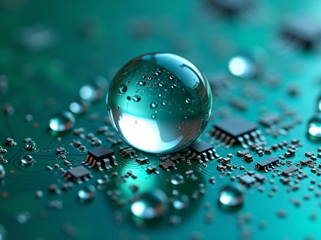 派旗纳米涂层PCBA疏水效果