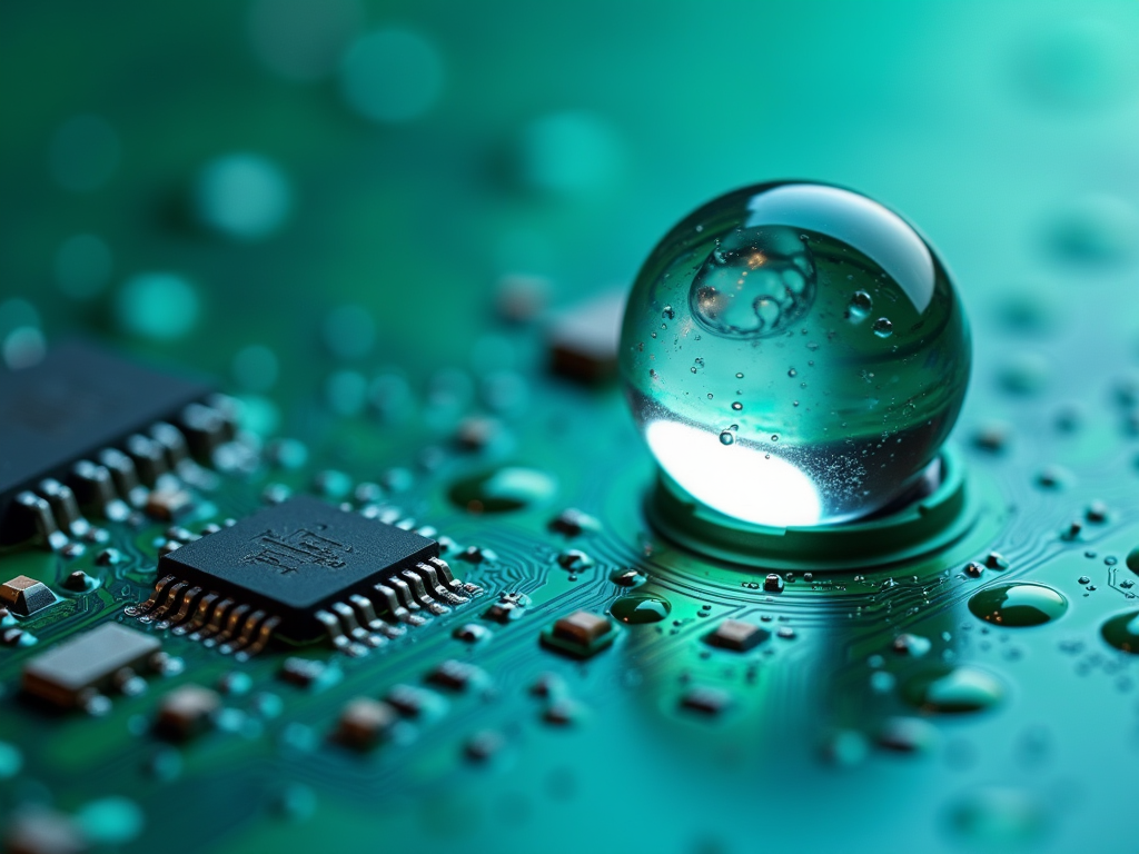 派旗纳米涂层PCBA疏水效果