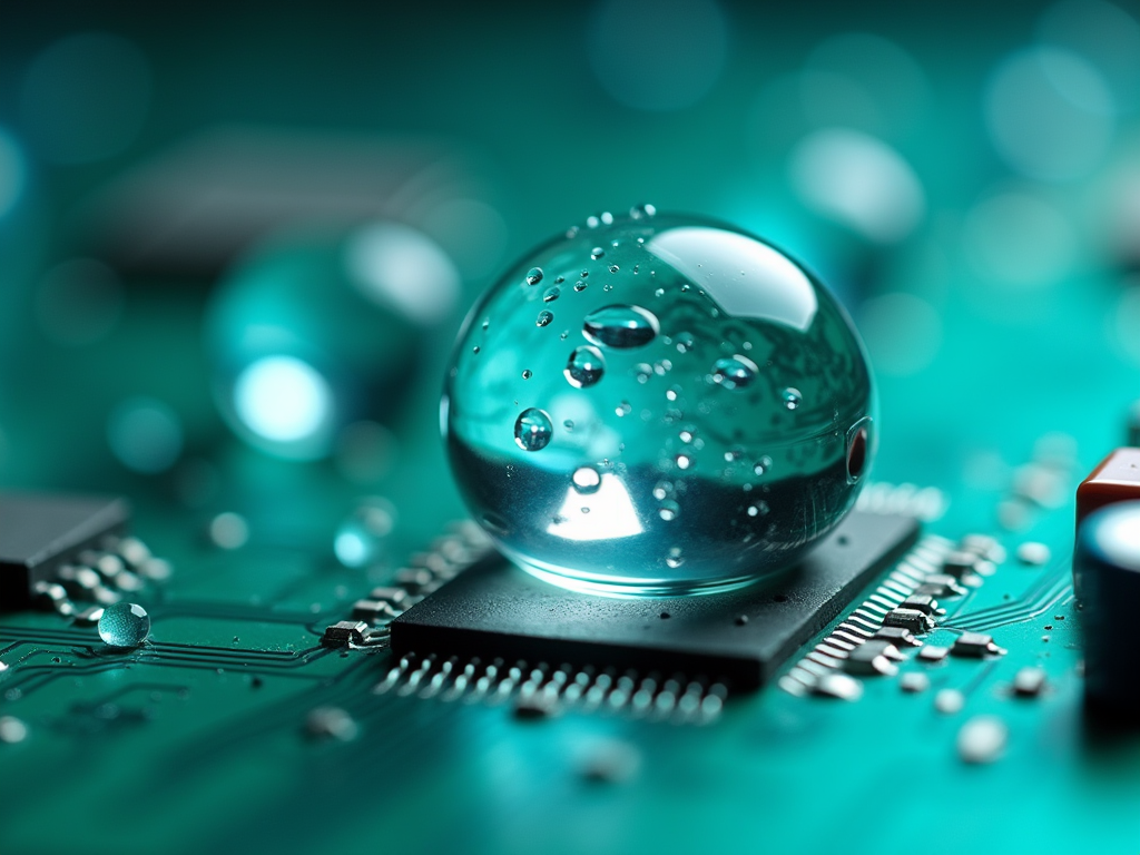 派旗纳米涂层PCBA疏水效果