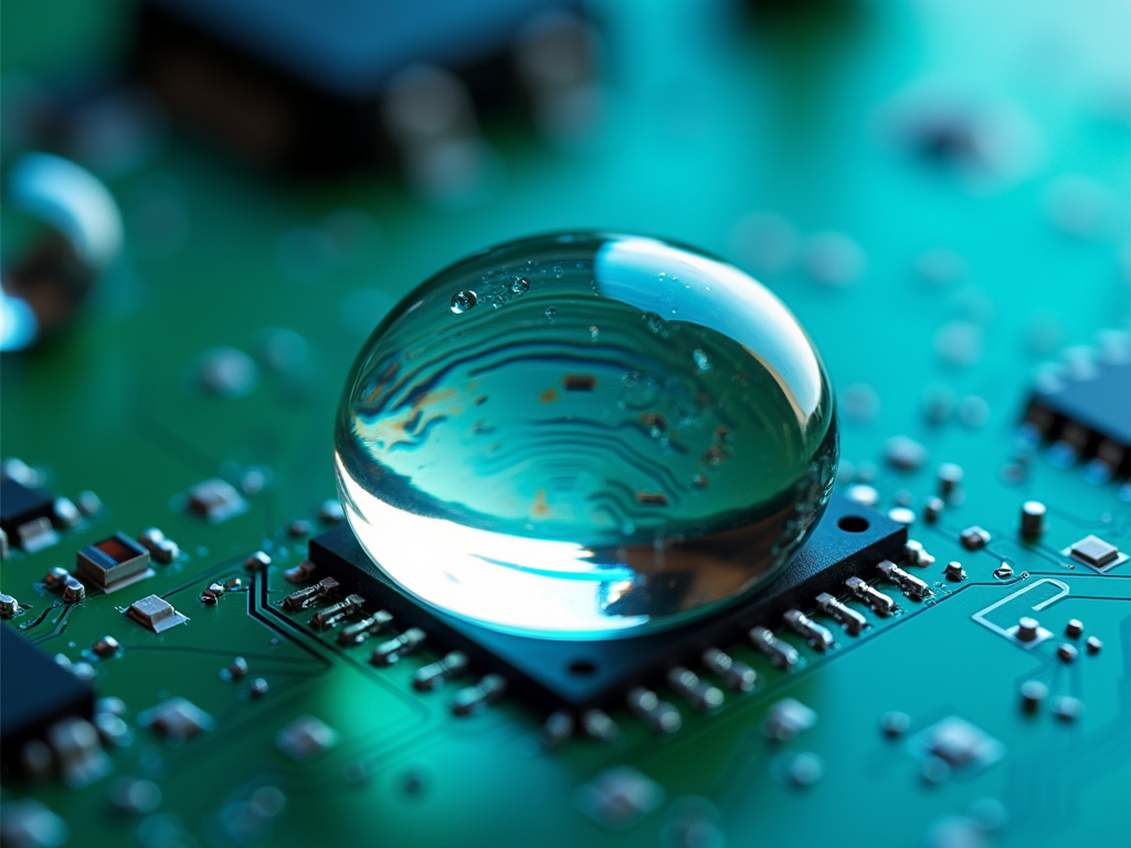 派旗纳米涂层PCBA疏水效果