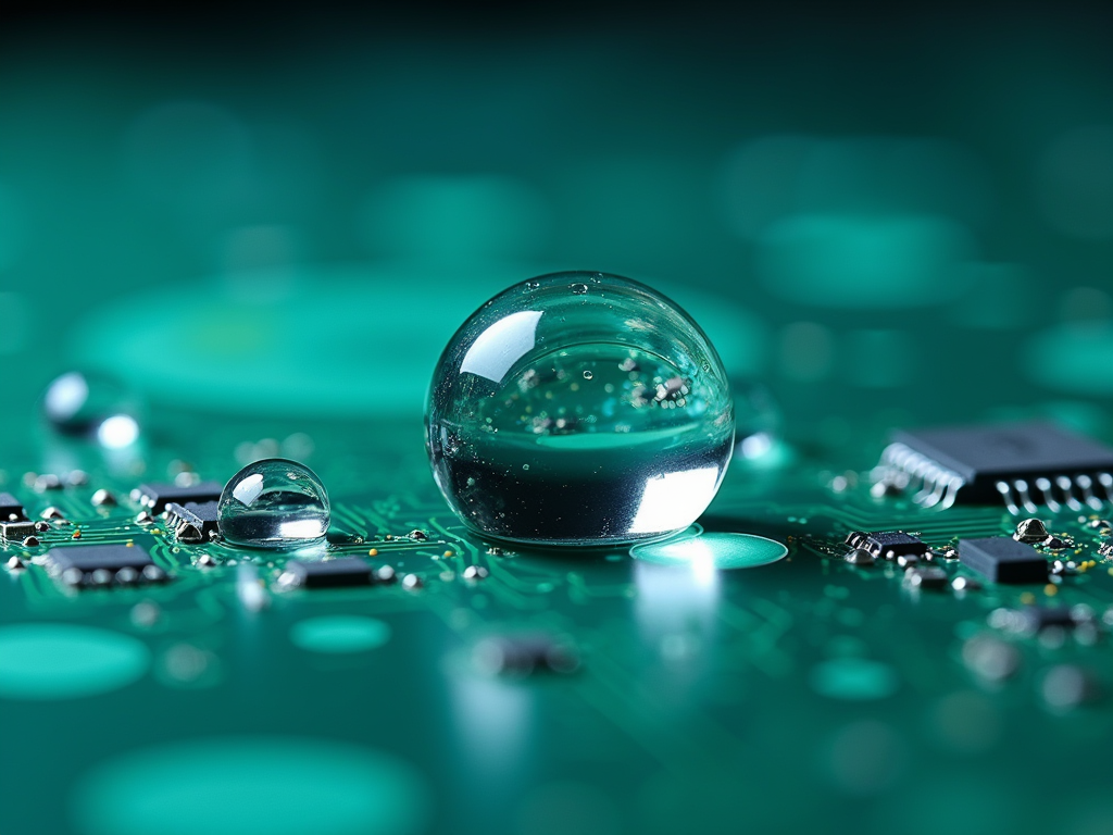派旗纳米涂层PCBA疏水效果