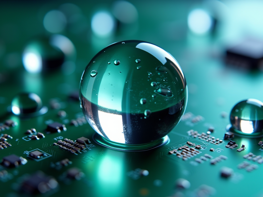 派旗纳米涂层PCBA疏水效果