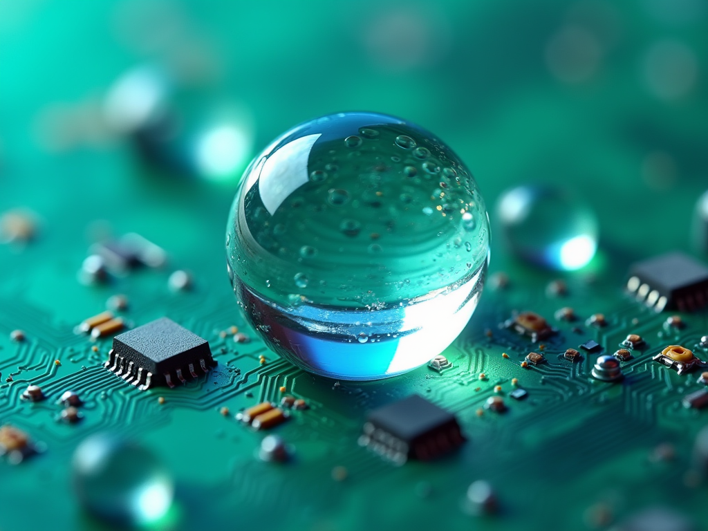 派旗纳米涂层PCBA疏水效果