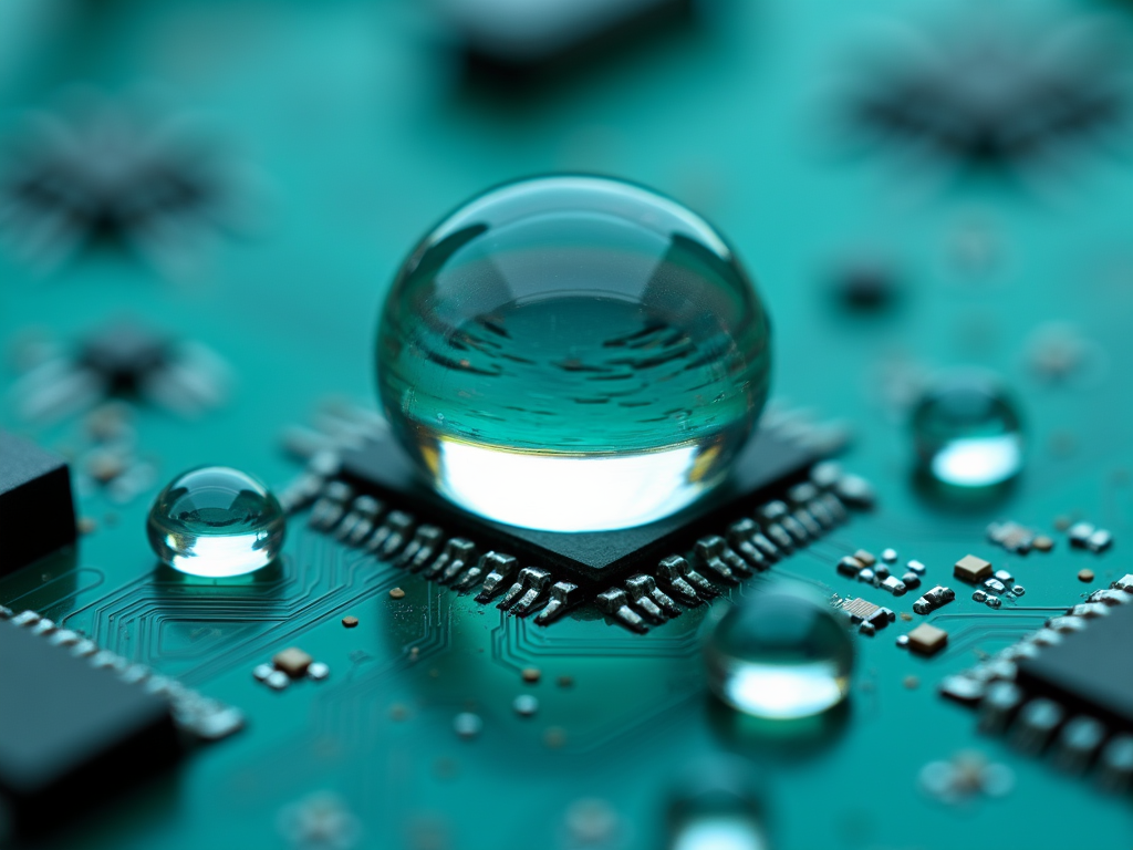 派旗纳米涂层PCBA疏水效果