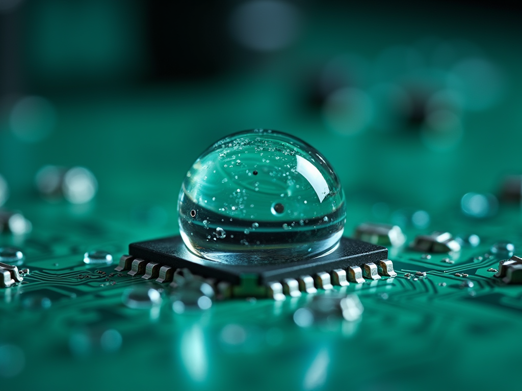 派旗纳米涂层PCBA疏水效果