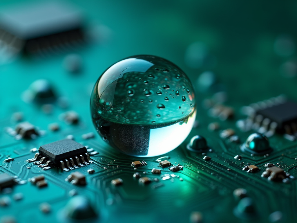 派旗纳米涂层PCBA疏水效果