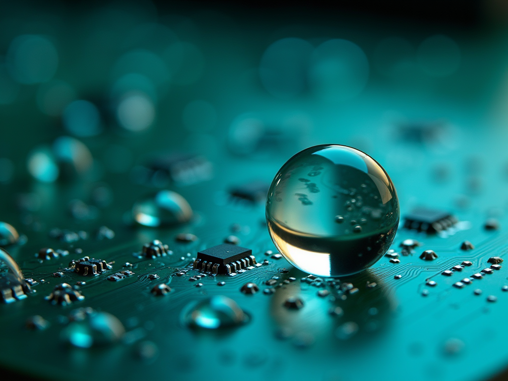 派旗纳米涂层PCBA疏水效果