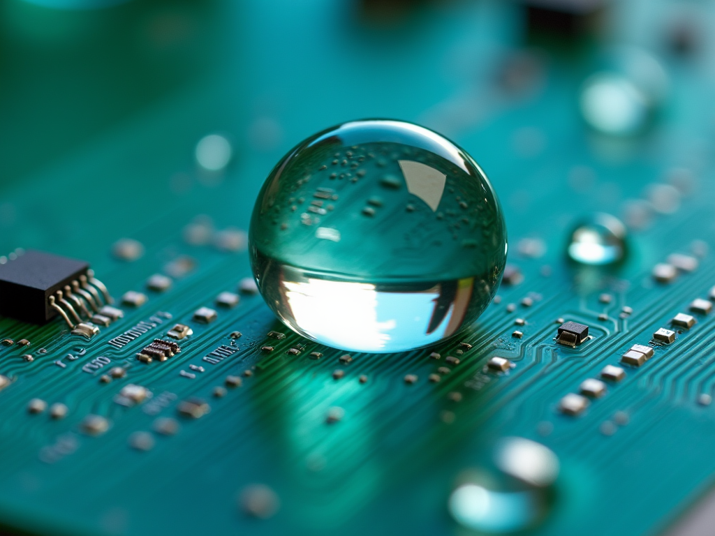 派旗纳米涂层PCBA疏水效果