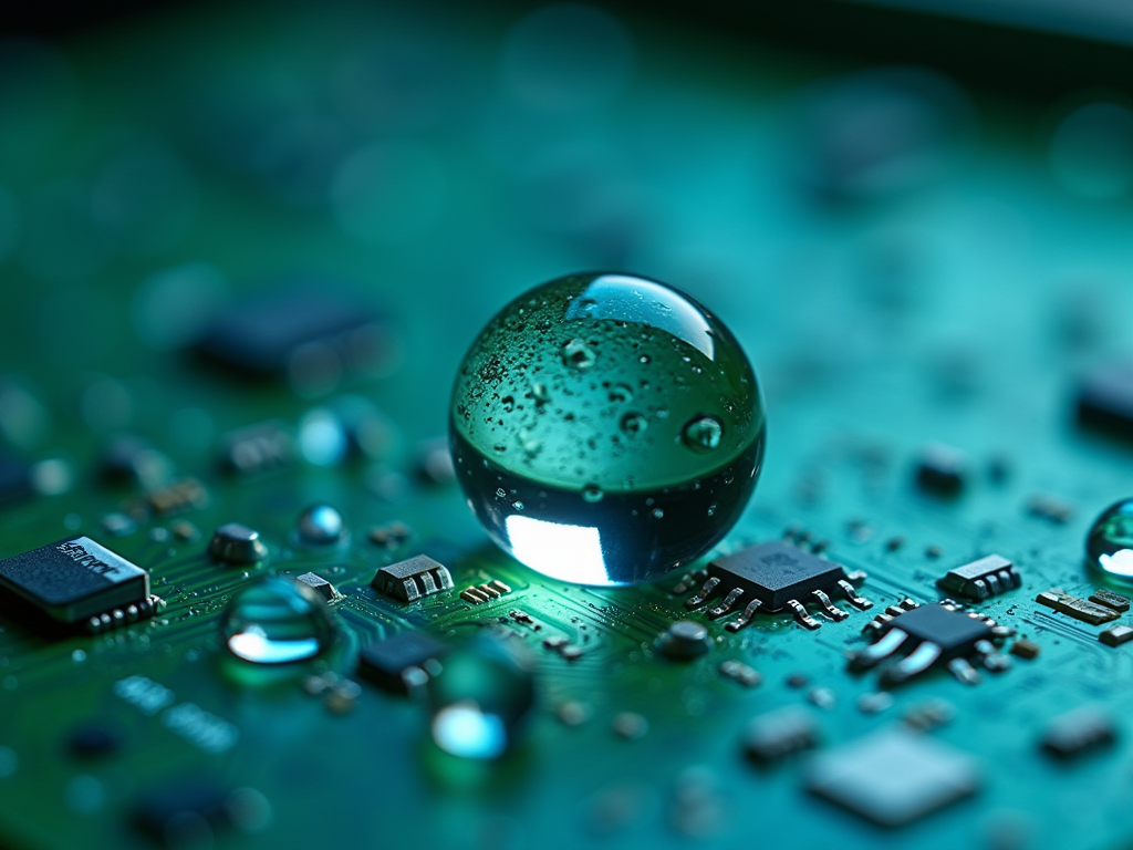 派旗纳米涂层PCBA疏水效果