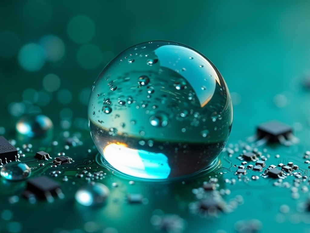 派旗纳米涂层PCBA疏水效果