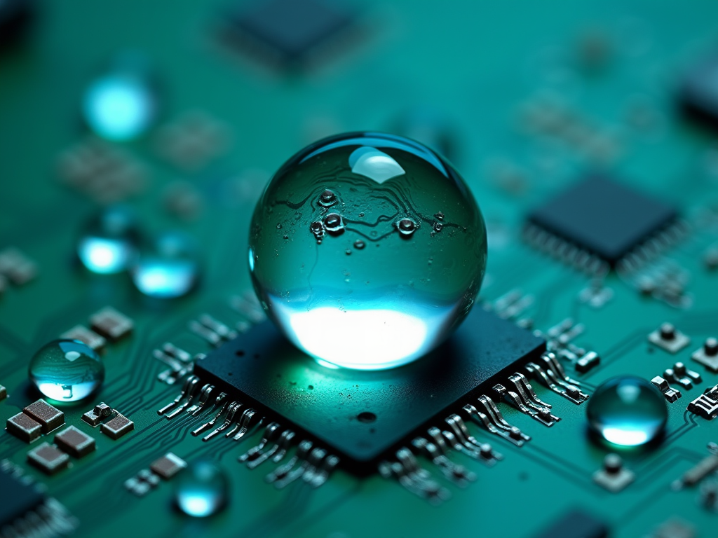 派旗纳米涂层PCBA疏水效果
