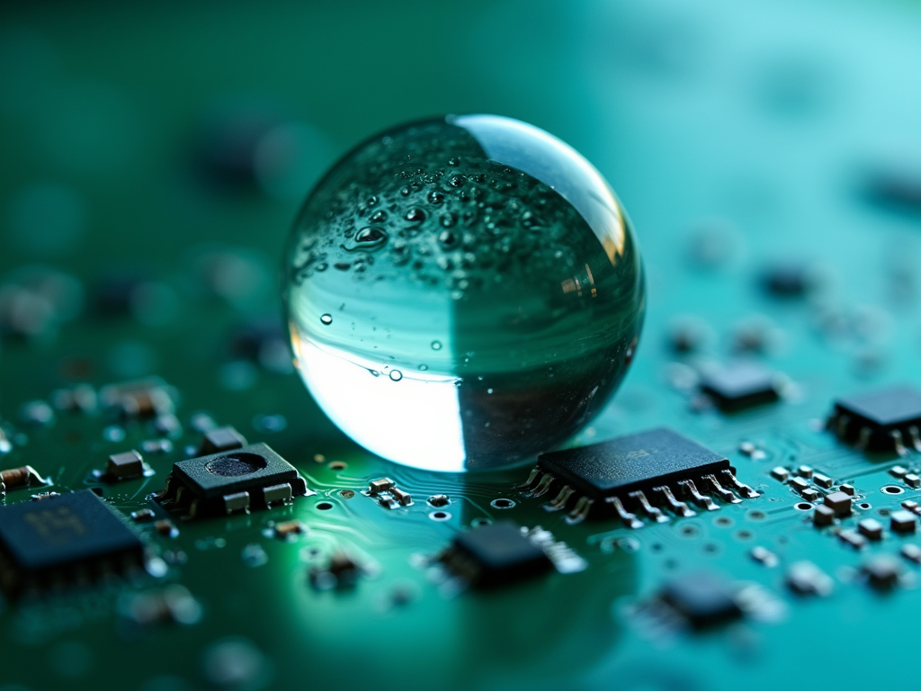派旗纳米涂层消费电子PCBA疏水效果