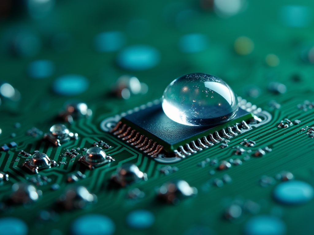 PiQnano™纳米涂层工业PCBA疏水效果