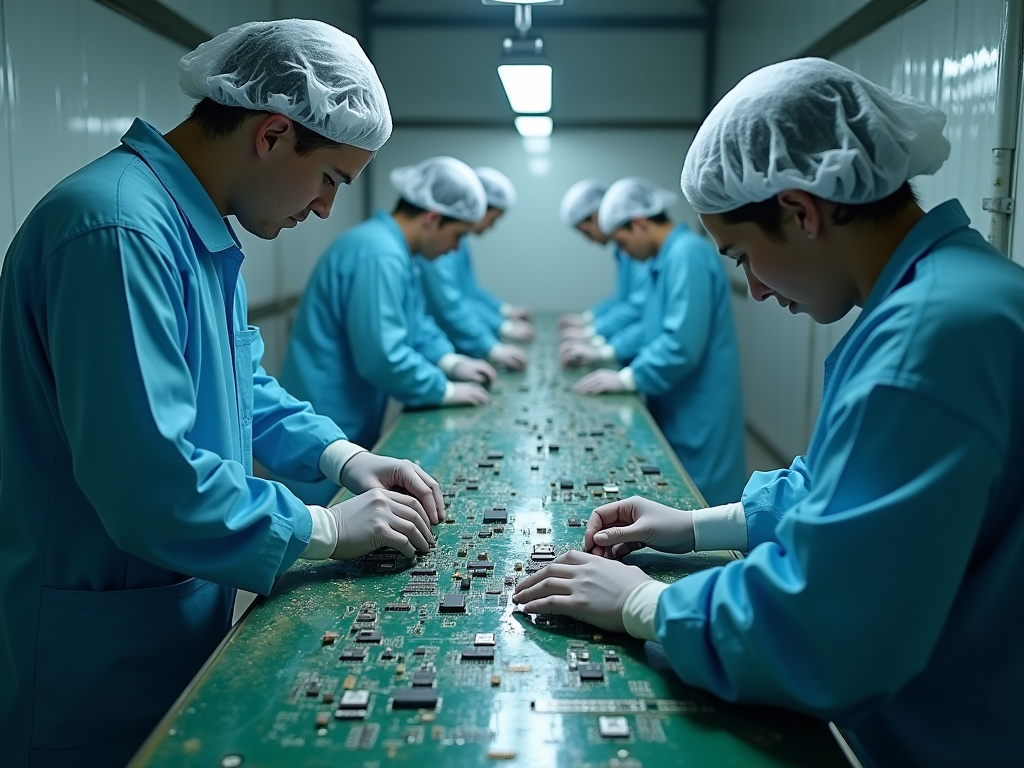 图1:PCBA线路板浸泡式电子防护纳米涂层剂工艺